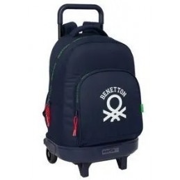 MOCHILA GDE CON RUEDAS COMPACT EXTRAIBLE BENETTON