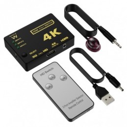 EWENT SWITCH CONMUTADOR HDMI 3 A 1