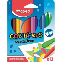 CERAS PLASTICAS x12 ESTUCHE DE CARTON MAPED COLORP