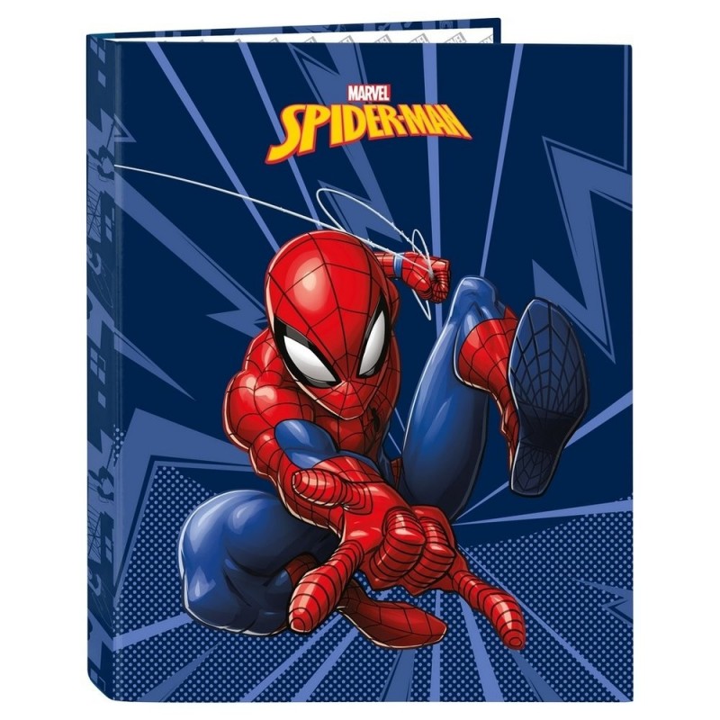 CARPETA FOLIO 4 ANILLAS MIXTAS SPIDER-MAN
