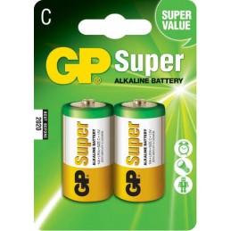 GP PACK DE 2 PILAS SUPER ALCALINAS LR14 C