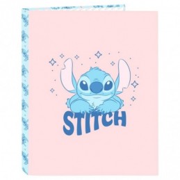 CARPETA FOLIO 4 ANILLAS MIXTAS STITCH OHANA