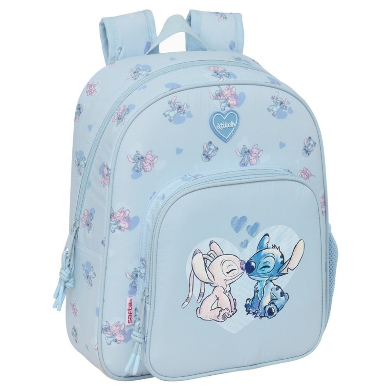 MOCHILA INFANTIL ADAP CARRO STITCH SAFTA