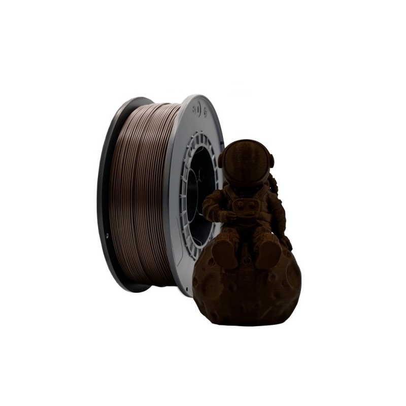 FILAMENTO 3D PLA DIAMETRO 1.75MM 1KG MARRON EBONY