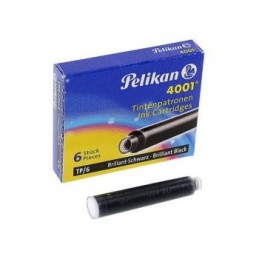 TINTA PELIKAN NEGRA / 6 CARTUCHOS