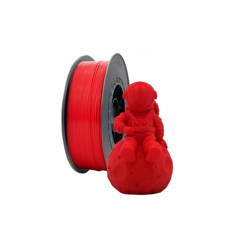 FILAMENTO 3D PLA DIAMETRO 1.75MM BOBINA ROJO