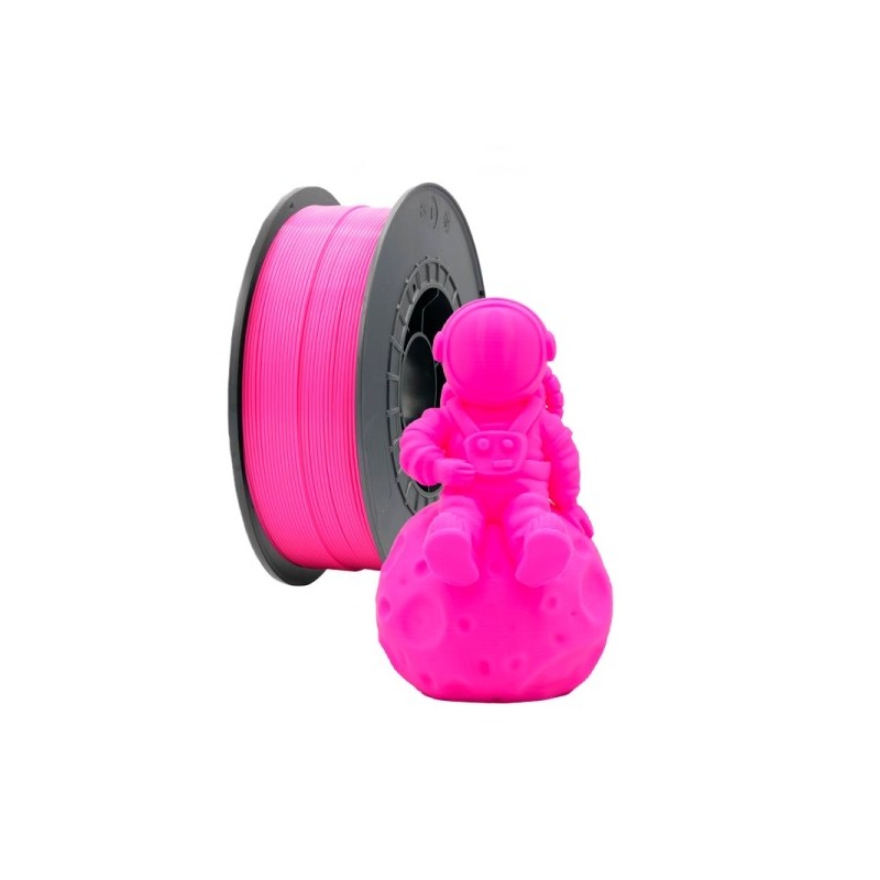 FILAMENTO 3D PLA DIAMETRO 1.75MM BOBINA ROSA FLUOR