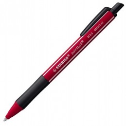BOLIGRAFO STABILO POINTBALL WILDFLOWER ROJO BORGOÑ