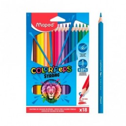LAPIZ COLOR PEPS STRONG 18 UDS CARDBOARD