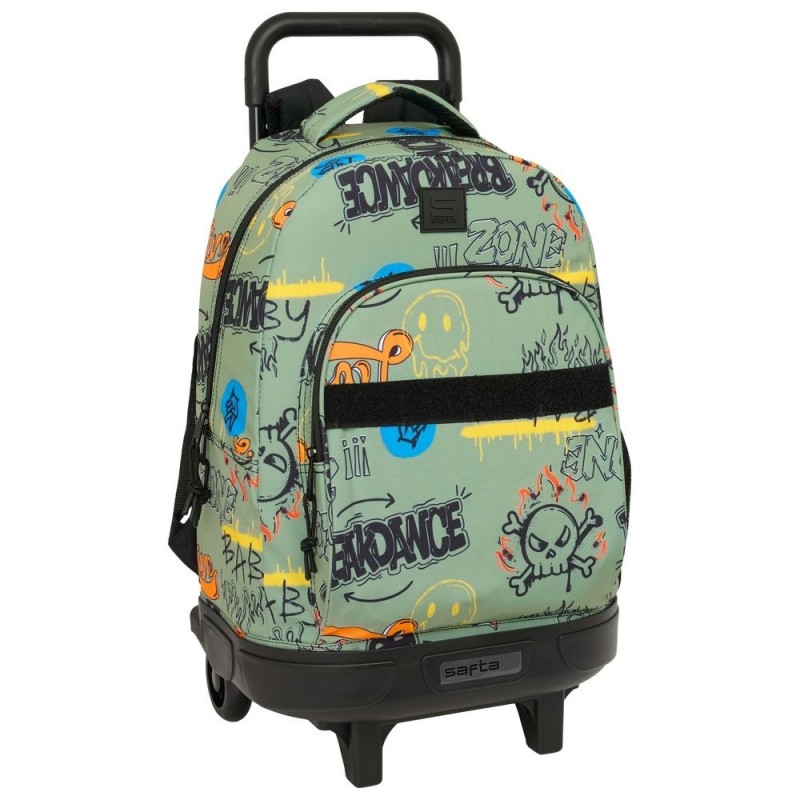 MOCHILA GDE CON RUEDAS COMPACT EXTRAIBLE GRAFFITI