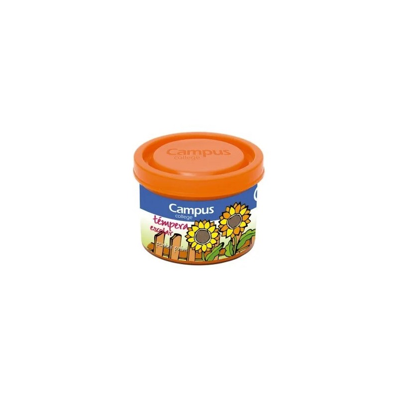 TEMPERA CAMPUS 40ML NARANJA