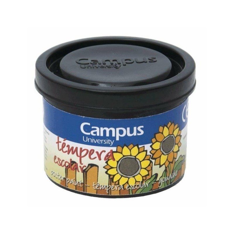 TEMPERA CAMPUS 40ML NEGRO
