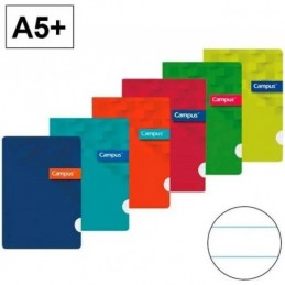 LIBERTA A5 PLUS GRAPADA 48H PP 9GR RAYADO HORIZONT