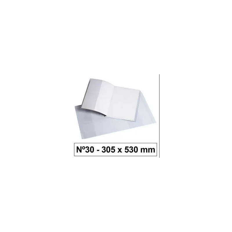 FORRO LIBRO PVC NUMERO 30 305x530