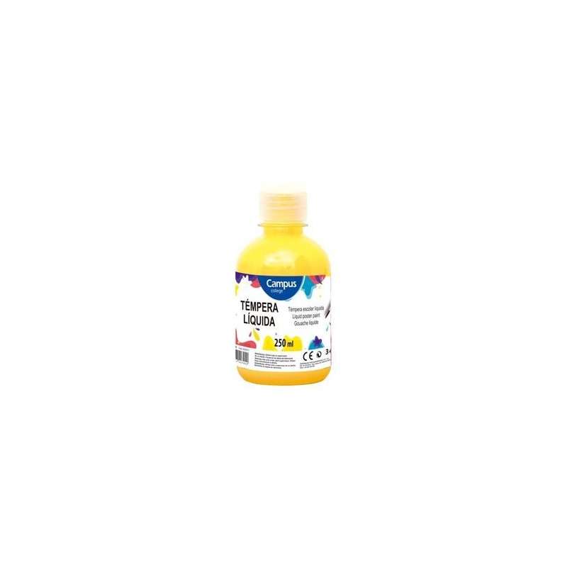 TEMPERA CAMPUS 250GR AMARILLO