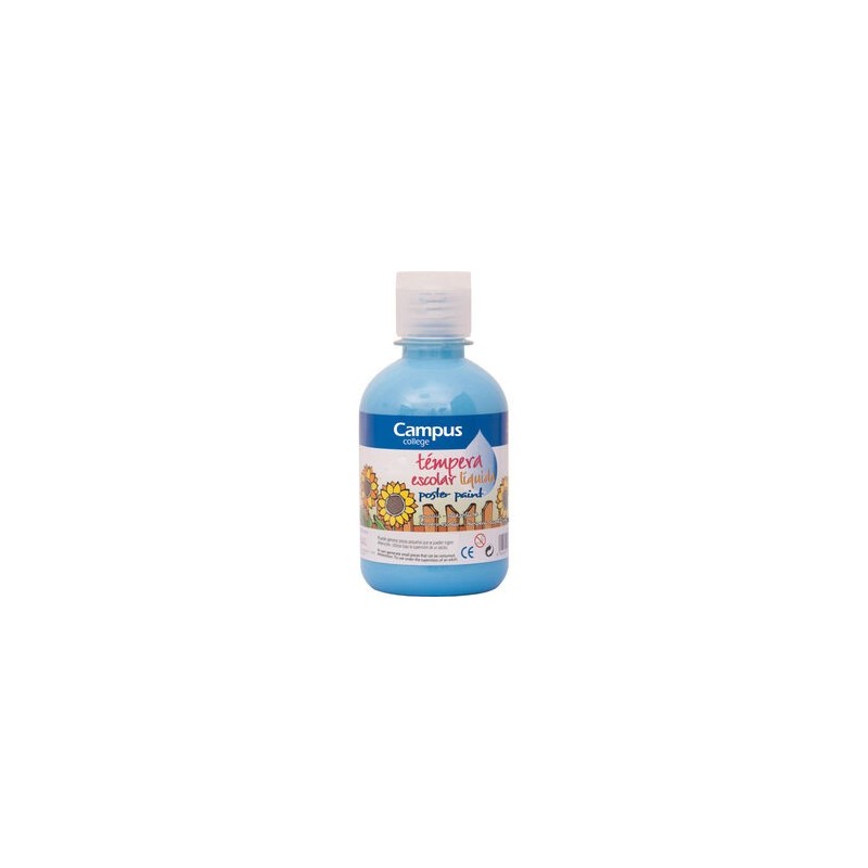 TEMPERA CAMPUS 250GR AZUL CYAN