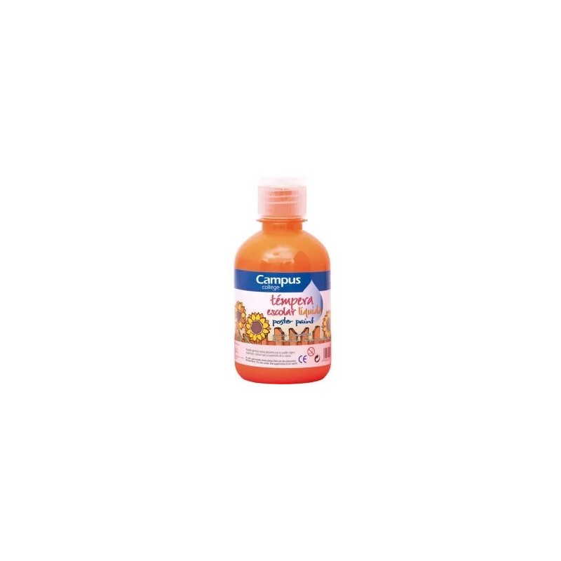 TEMPERA CAMPUS 250GR NARANJA
