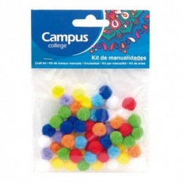 SET MANUALIDADES CAMPUS POMPON ES/60U