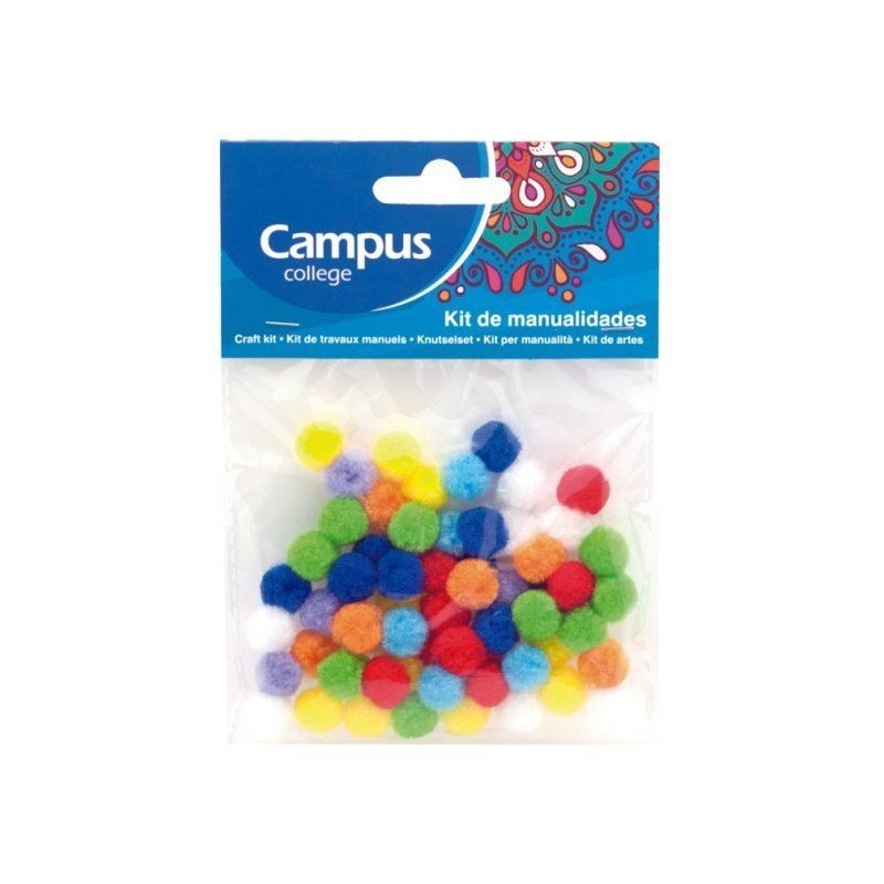 SET MANUALIDADES CAMPUS POMPON ES/60U