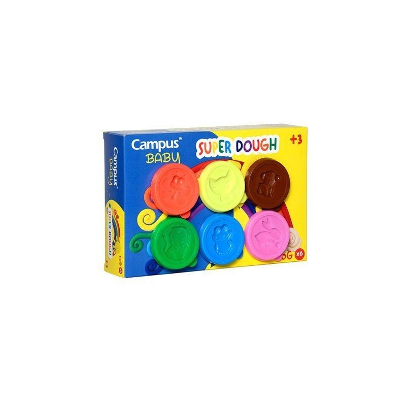 PASTA DOUGH CAMPUS BABY 6x50GR SURTIDOS