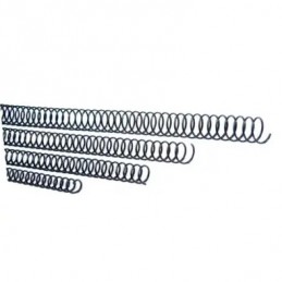 ESPIRAL Metal/negro 8mm Paso 5:1