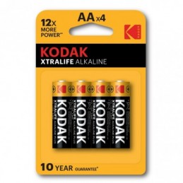 PILAS KODAK XTRALIFE ALKALINE AAx4