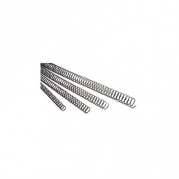 ESPIRAL METAL/NEGRO 14mm Paso 5:1