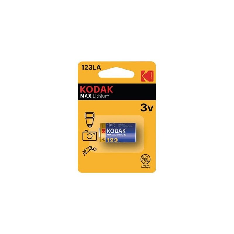 PILA KODAK ULTRA ALKALINA 123 3V