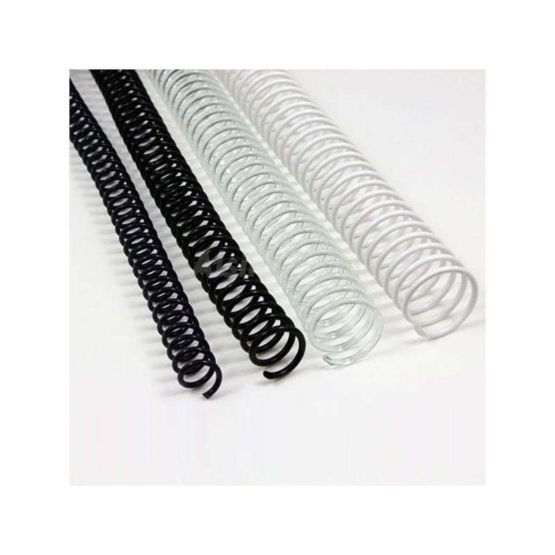 ESPIRAL Metal/negro 18mm Paso 5:1 (140 HOJAS)
