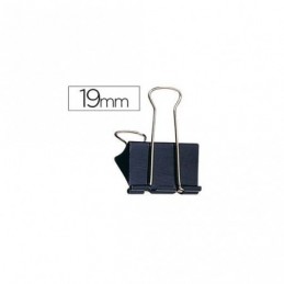 PINZA METALICA Q-CONNECT REVERSIBLE 19MM - 10UDS