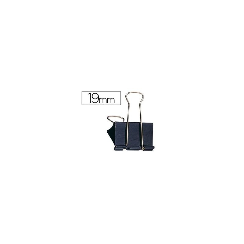 PINZA METALICA Q-CONNECT REVERSIBLE 19MM - 10UDS