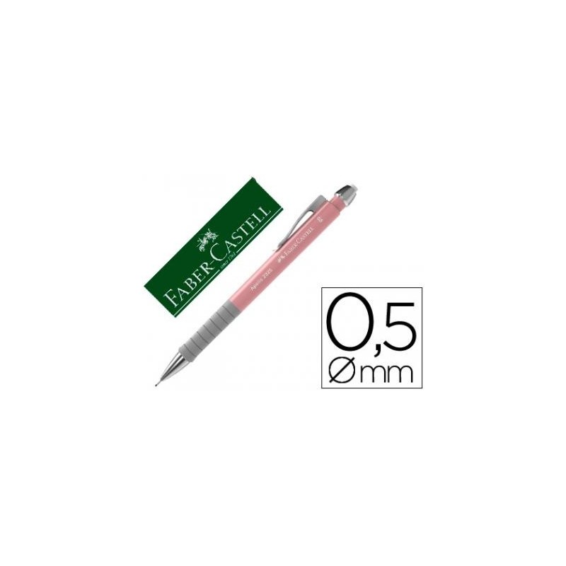 PORTAMINAS FABER APOLLO 0.5 COLOR ROSA