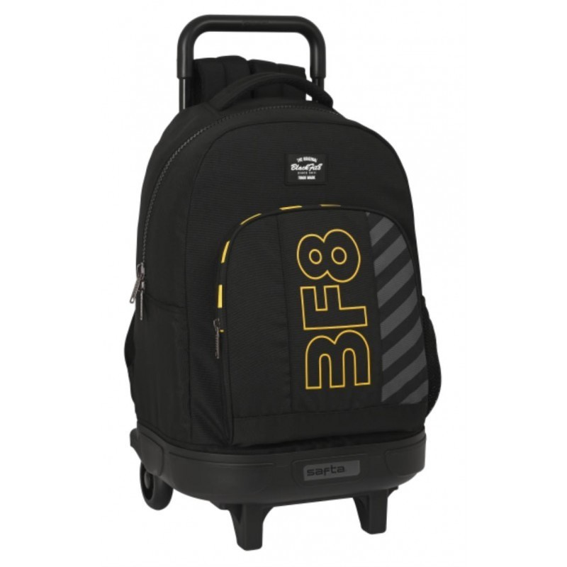MOCHILA GDE CON RUEDAS COMPAT EX T.REC BLACK FIT