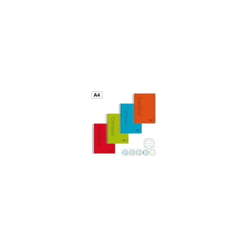 BLOC A4 120/H T. PP 90GR CN 5MM PERFOR.