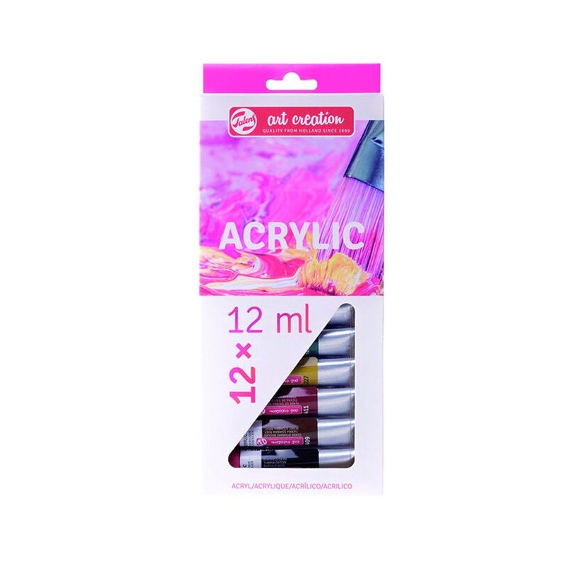 PINTURA ACRILICA TALENS 12ML/12 COLOR