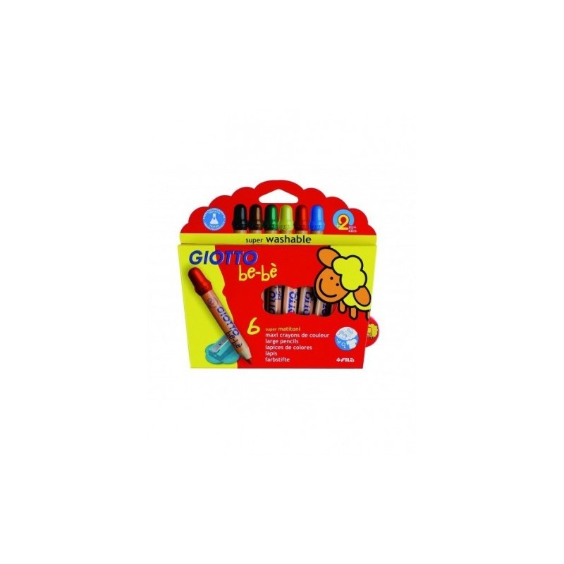 LAPIZ COLOR GIOTTO BEBE SUPER C.6