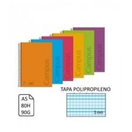 BLOC A5+ 80/H T.PP 90GR C.M. 3MM