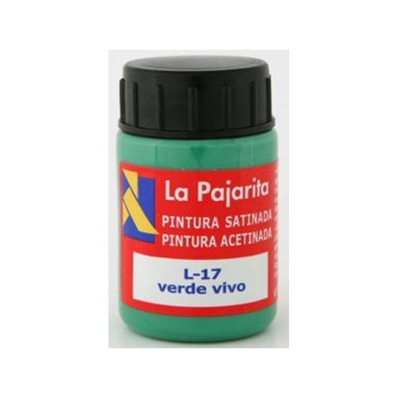 PINTURA PAJARITA VERDE VIVO 35CC L-17