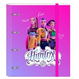 CARPETA 4 ANILLAS 35 MM CON RECAMBIO K-POP DEMON H