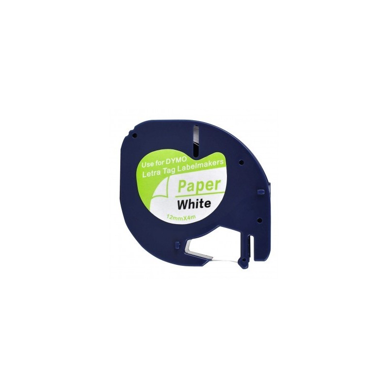 CINTA DYMO 12x4mm BLANCO COMPATIBLE