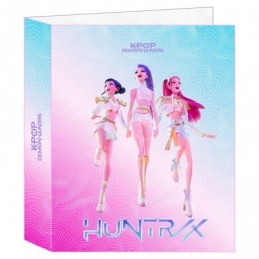 CARPETA 4 ANILLAS 35 MM LOMO ANCHO K-POP DEMON HUN