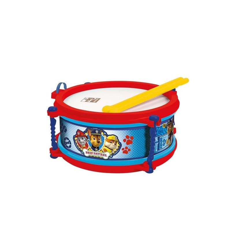 PAW PATROL TAMBOR CON ESTUCHE 19cm