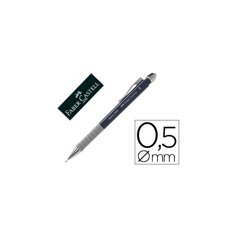 PORTAMINAS FABER APOLLO 0.5 COLOR AZUL