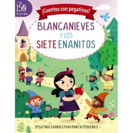 CUENTOS CON PEGATINAS BLANCANIEVES Y LOS 7 ENANITO