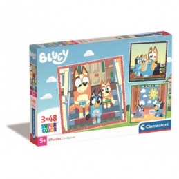 PUZZLE 3x48 SQUARE BLUEY