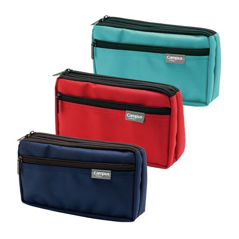 PORTATODO CAMPUS NYLON RECTANGULAR 3 CREMALLERAS