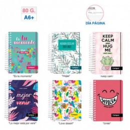 AGENDA ESCOLAR CAMPUS A6+ T.PP D/P GR