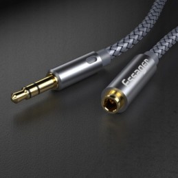 CABLE PROLONGADOR DE 1MT JACK MACHO HEMBRA