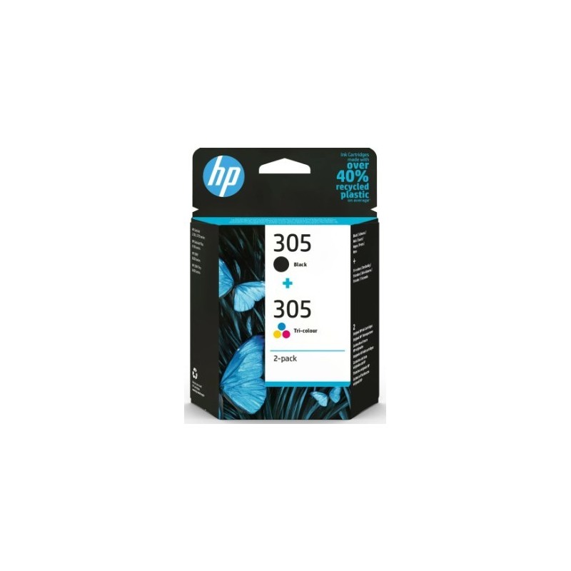 CARTUCHO HP 305 MULTIPACK NEGRO-COLOR ORIGINAL