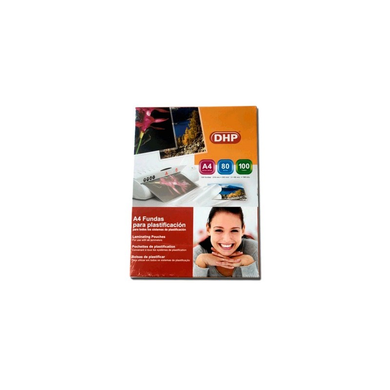 FUNDA PLASTIFICAR DHP 80MIC A4 216x303MM